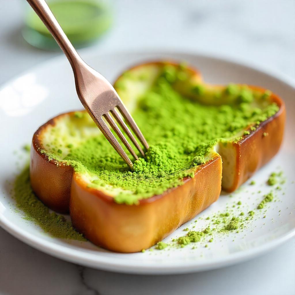 FRENCH TOAST CON CREMA DE MATCHA