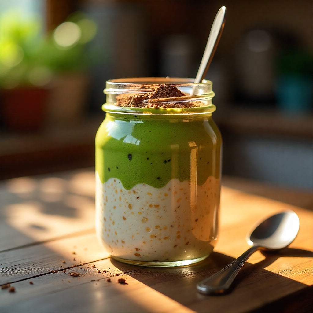 MATCHAMISÚ DE AVENA TRASNOCHADA