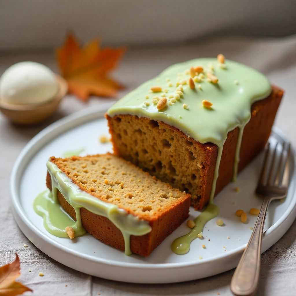 CARROT CAKE + GLASEADO DE CREMA DE MATCHA