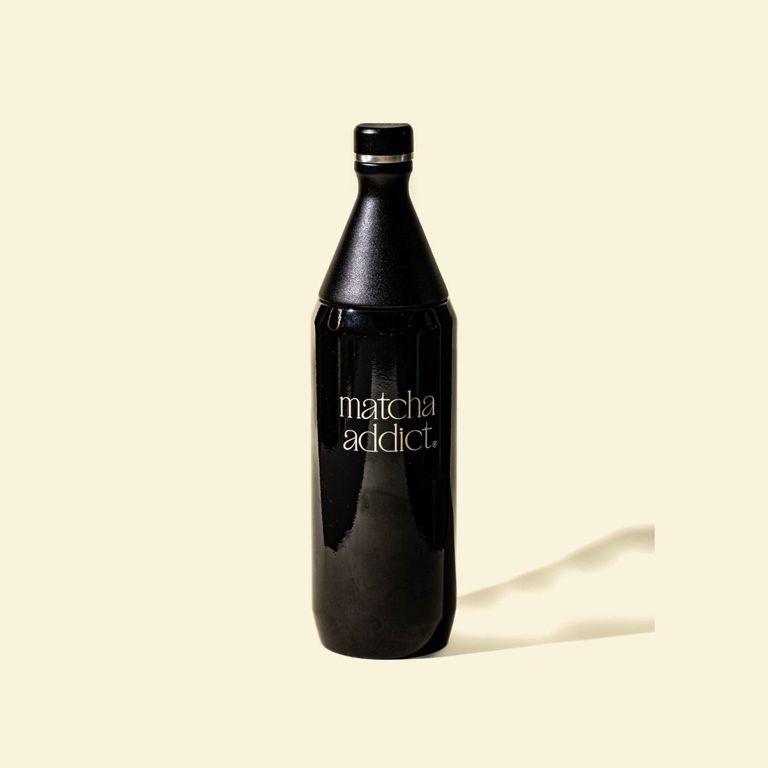 Botella térmica Duo de 1 litro color negro de Matcha Addict