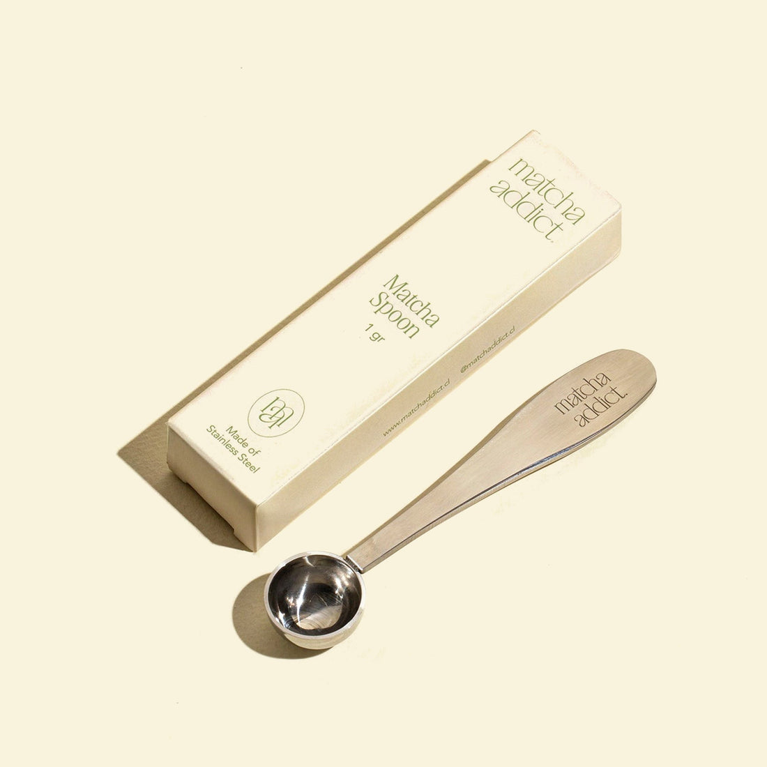 Cuchara medidora de matcha de acero inoxidable de 1 gramo de Matcha Addict