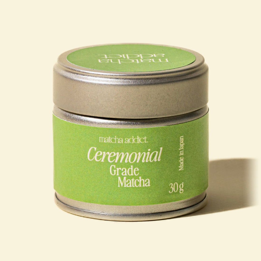 Lata de matcha ceremonial japonés de 30 g de Matcha Addict