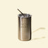 Tumbler de acero inoxidable de 600 ml de Matcha Addict con bombilla y tapa